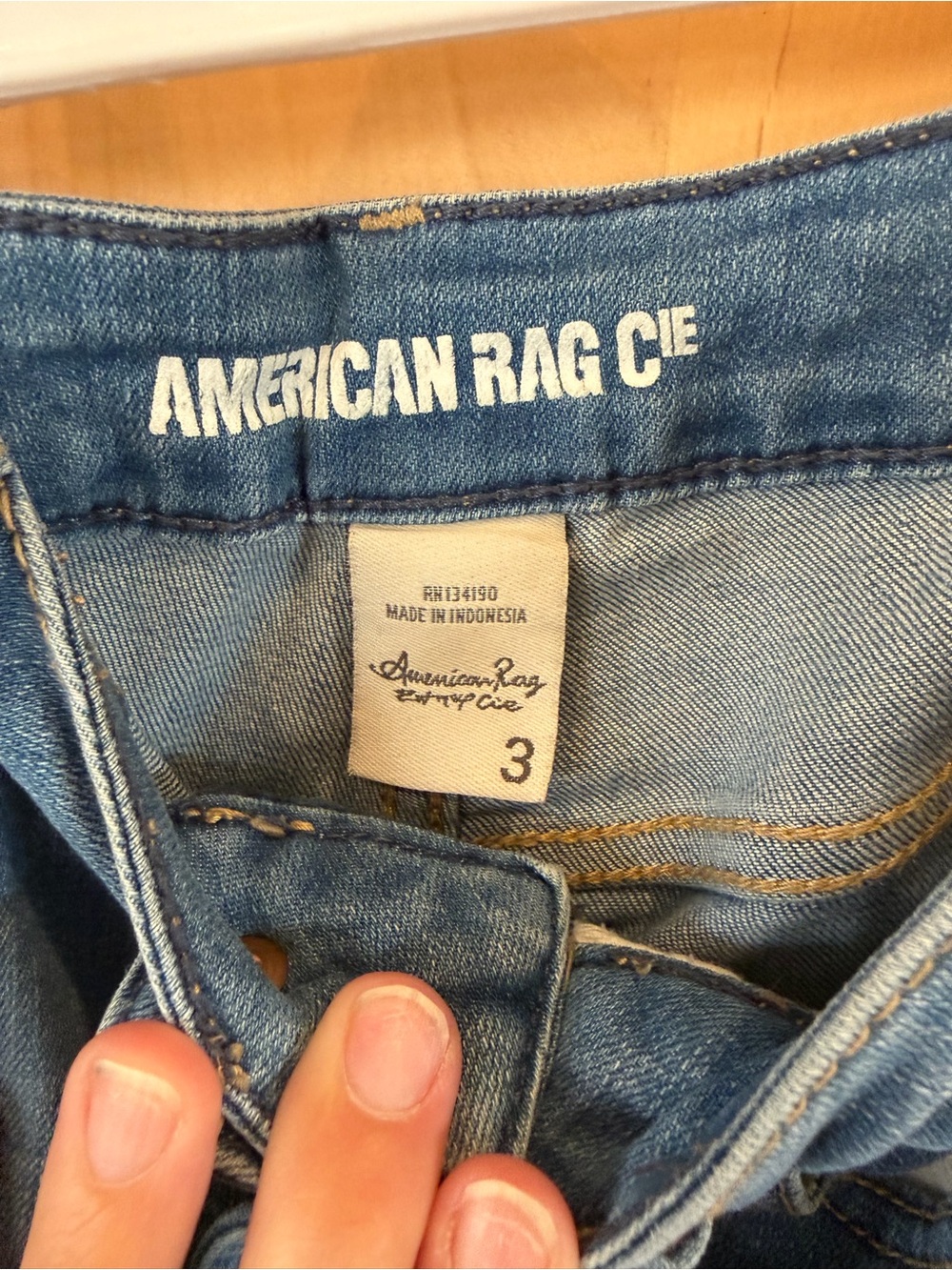 American Rag Cie blue denim jeans - Picture 3 of 8